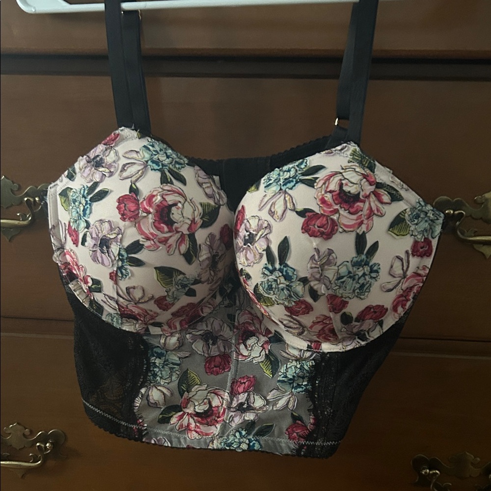 Victoria's Secret push-up bra corset top